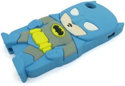 UCGTravel Superheroes & Superman series Design Cartoon Silicone case For Iphone 5C(Batman Blue)