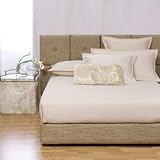 IMAGE OF Coco Linen Headboard and Box Spring Kit - Stone, Queen - Grandin Road