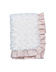 Baby Product: Trend Lab Waverly Rosewater Glam Ruffled Rosette Baby Blanket - Trend Lab