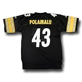 Troy Polamalu Pittsburgh Steelers Black NFL Replica Jersey