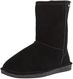 BEARPAW Women's Eva Short Snow Boot, Black