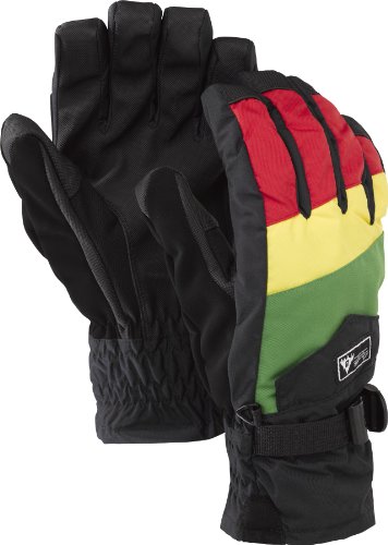 Burton Herren Snowboardinnenhandschuh APPROACH EU 12, true black/astro turf/gold medal/cardinal, Gr. L, 254372