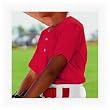 Augusta Youth Two-Button Baseball Jersey