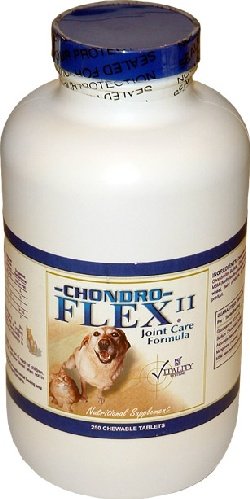 Chondro-Flex II Joint Chews by Vitality Systems (250-count bottle - liver chewable tablets)