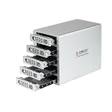 5-bay 3.5 " Sata HDD Hard Drive Enclosure ( Usb3.0+esata+firewire) Raid + Clone