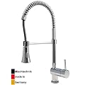 Burgtal 10800 K-4-NC Dendra Einhebel Sp�ltisch Armatur Feder Brause Niederdruck Chrom