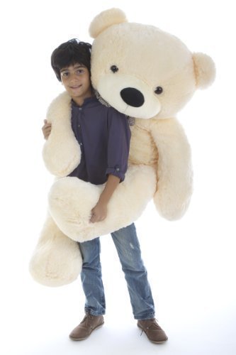 5 Foot Creamy Vanilla Teddy Bear Huge Li