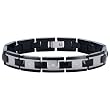 Tungsten 0.09 ct. Diamond Men's Tennis Bracelet