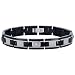 Tungsten 0.09 ct. Diamond Men's Tennis Bracelet