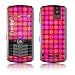 Dots Pink Design VERTICAL CAMERA Original Pearl 8110/ Pearl 8100 Cell Phone Protective Skin Decal Sticker