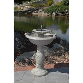 STI Country Gardens Birdbath by 
