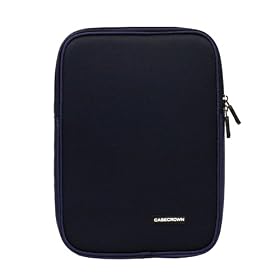CaseCrown Double Memory Foam Neoprene Netbook Sleeve Case (Blue) for Asus N10J 10.2-Inch Netbook
