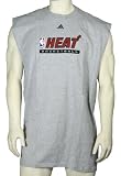 Miami Heat NBA Basketball Men's Sleeveless T-thirt, Shooting Shirt, Grey