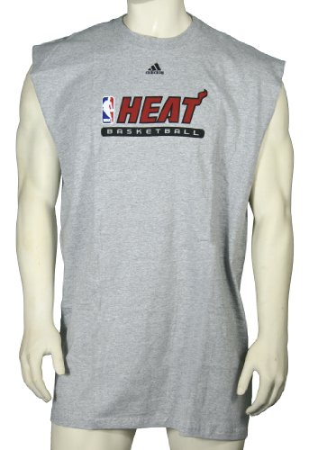 Miami Heat NBA Basketball Men's Sleeveless T-thirt - Shooting Shirt - Grey