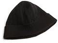 Red Moon Women's 100% Cashmere Cable Hat, Black, One Size