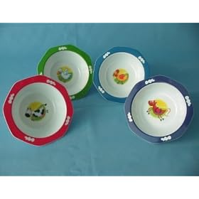 Melamine Kids Bowl 16.75 Cm (KM0020) 4 PER PACK