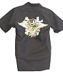 Lucky 13 Death Head Skull Mens Button Front Shirt E Pluribus Unum Momento Morti Shirt Med. - 6X