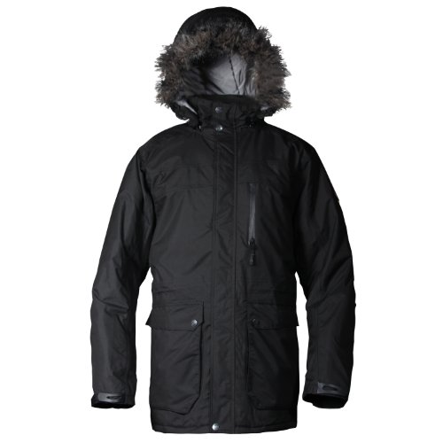 Cox Swain men 2-layer outdoor functional jacket RIDGE - 10.000 mm waterproof 5.000mm breathable, Colour: Black, Size: M