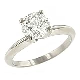 1.50cttw Round 4-Prg Diamond Solitaire Ring Egl HI/VS2