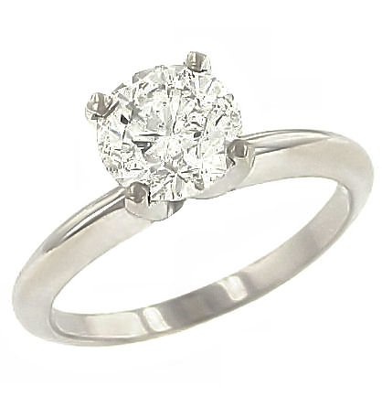 1.50cttw Round Diamond Solitaire Ring Egl F G vs2