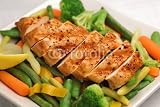 baked bean meals:Wallmonkeys Peel and Stick Wall Decals - Grilled Chicken with Fresh Vegetables - 48