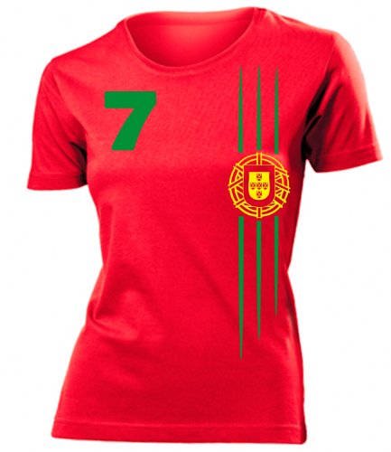 PORTUGAL FUSSBALL WM 2014 FANSHIRT 3215(F-R) Gr. M