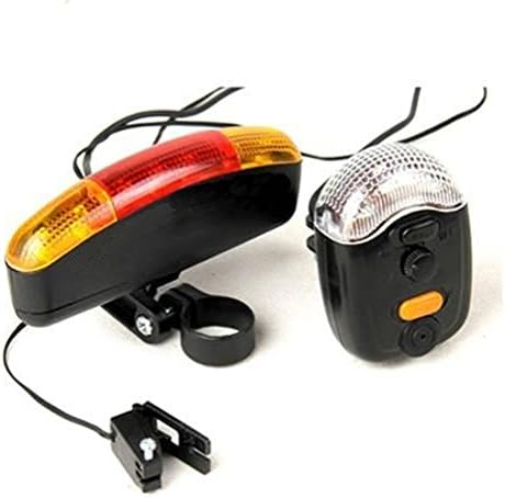 Ookamiwolf 3 in 1 Bicycle Cycling 7-LED Turn Signal Brake Light Horn