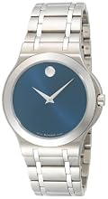 Movado Men s 606278 Stainless Steel Blue Dial Bracelet Watch