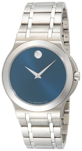 Movado Men's 606278 Stainless Steel Blue Dial Bracelet Watch