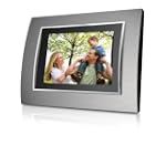 SAVE $44.00 - Coby DP854-1G 8-Inch Digital Photo Frame with MP3 Player (Metallic) $65.99