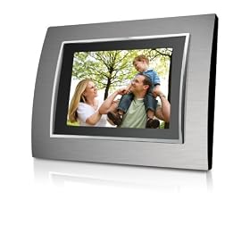 Coby DP854-1G 8-Inch Digital Photo Frame with 1G Memory MP3 Player