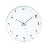 Lemnos nine clock 電波時計 ホワイト LC08-14W WH NINE