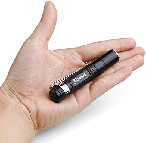 1000 Lumens Pocket Mini LED Flashlight Torch Zoomable Waterproof Penlight