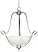 Yosemite Home Decor 94251-3SN Vernal Falls Three Light Foyer Pendant, Satin Nickel Finish