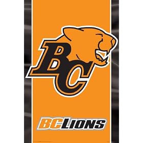 CFL BC Lions poster print,24 in. x 36 in.