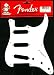 Fender 57/SRV Strat 8 Hole 1 Ply Pickguard White