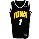 Nike Iowa Hawkeyes #1 Youth Black Replica Basketball Jersey