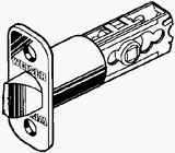 Weiser Lock A52461 Adjustable Radius Corner Spring Latch