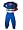 Superman by Wormser - Toddler Boys Long Sleeved Pajamas, Blue (Size 12)