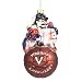 Virginia Cavaliers NCAA Glass Mascot Basketball Ornament (5)
