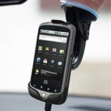 ULTIMATEADDONS Car Kit with Rigid Gooseneck Mount for Google Nexus One + Free Car charger with 1.8 metre retractable cable