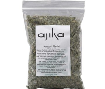 Ajika Kasturi Methi or Fenugreek Leaves -2 oz. - 6 Packages