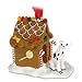GREAT DANE HARLEQUIN Uncropped Ears Dog GINGERBREAD HOUSE Christmas Ornament 100C