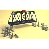 HO Lighted Bridge W 12 Piers for Train Layout New!!