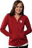 Philadelphia Phillies Women's Dark Red Signature Full-Zip Hooded Sweatshirt