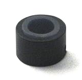 Black Silicone Micro Links - 100 Pieces