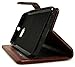 HTC 10 Wallet Case, Bastex Luxury Brown PU Leather Case Flip Cover with Card Slots & Stand for HTC 10 HTC M10 HTC One M10