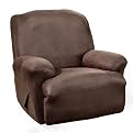 Sure Fit Stretch Leather Slipcover - Brown (Recliner)