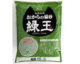 常陸化工 おからの猫砂 緑玉7L 天然緑茶エキス入り １ケース５袋入