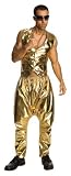 9057 Gold MC Hammer Parachute Pants